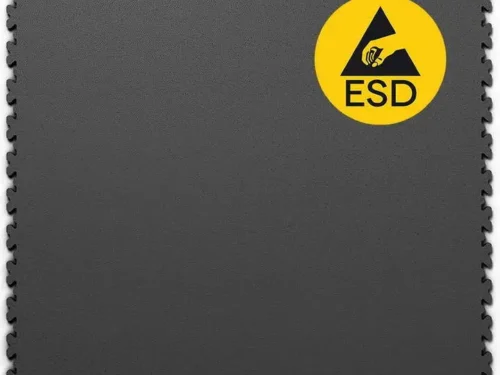 ESD PVC podovi Forte – antistatičke podne pločice 510x510mm tamno siva