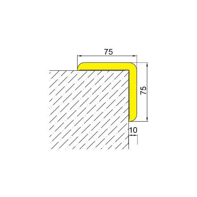 Industrijski odbojnik ugaoni