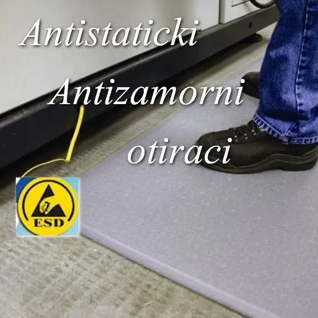 Industrijski ESD otirač – antistatička ergonomska podloga za radnike u elektronici