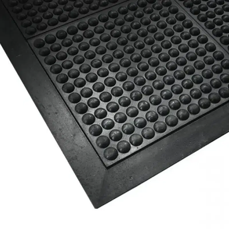 industrijski otirači ergo sa prikazom teksture ergonomskog otirača sa gumenim mehurićima.